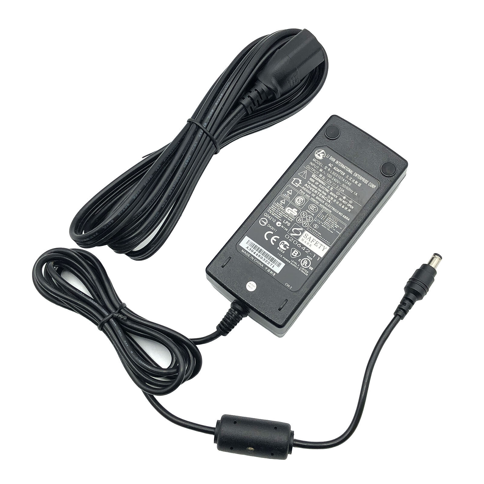 *Brand NEW*Genuine Li Shin 12V 3.33A AC Adapter LSE0107A1240 Power Supply 5.5*2.1mm w/PCord